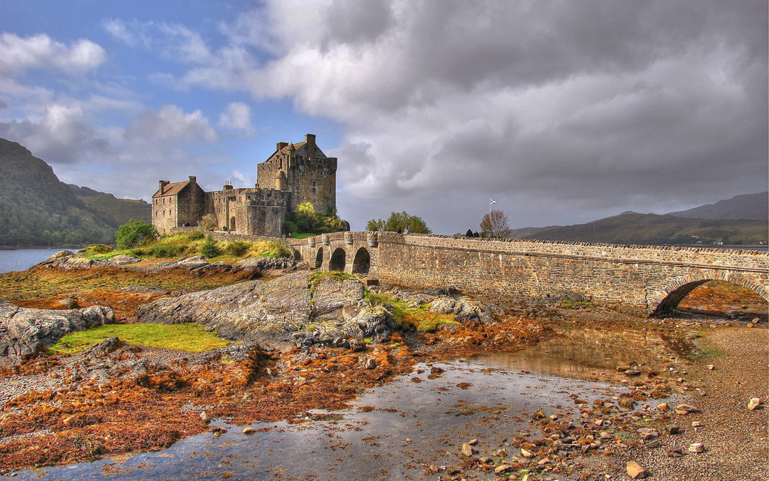 Eilean Donan Castle bei Kyle of Lochalsh in Schottland