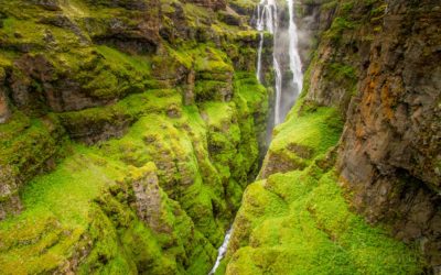 Glymur Wasserfall, Island
