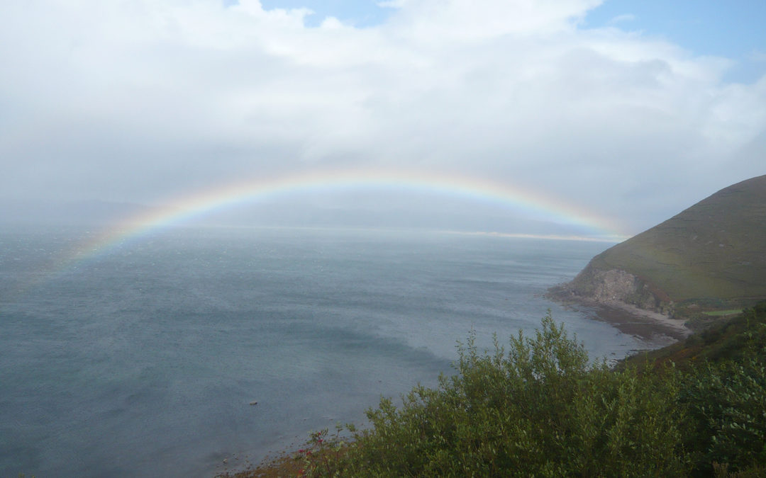 Regenbogen vor Irlands Küste