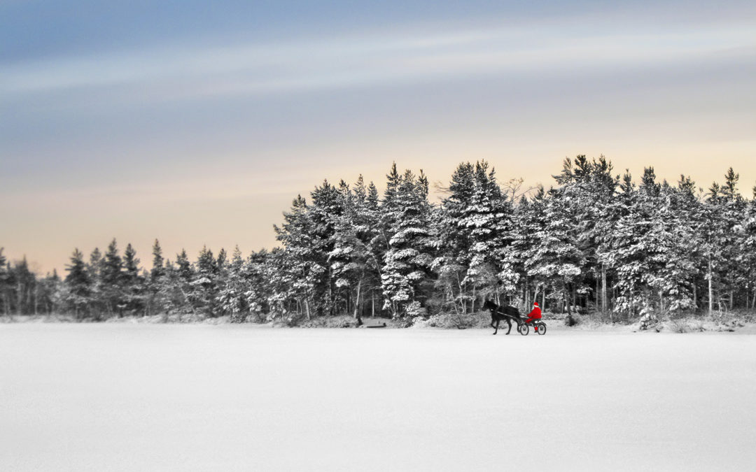Verschneites Finnland