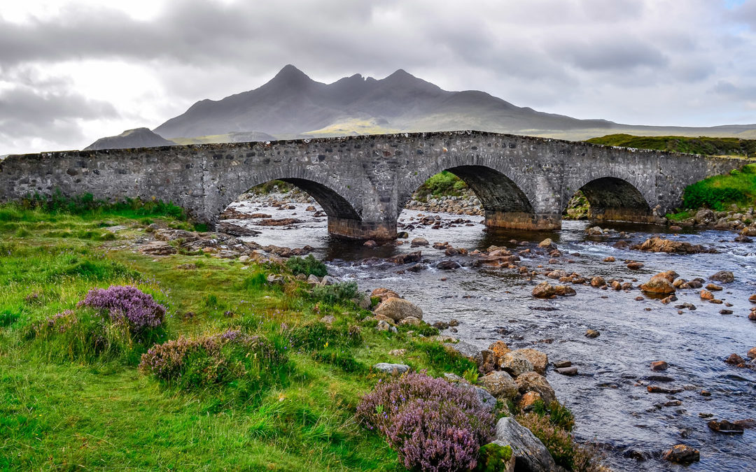 Sligachan Brücke auf Skye
