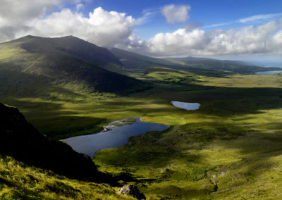 Blick vom Connor Pass im County Kerry