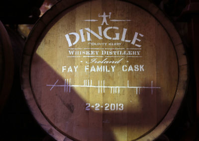 Fass der Dingle Whisky Distillery
