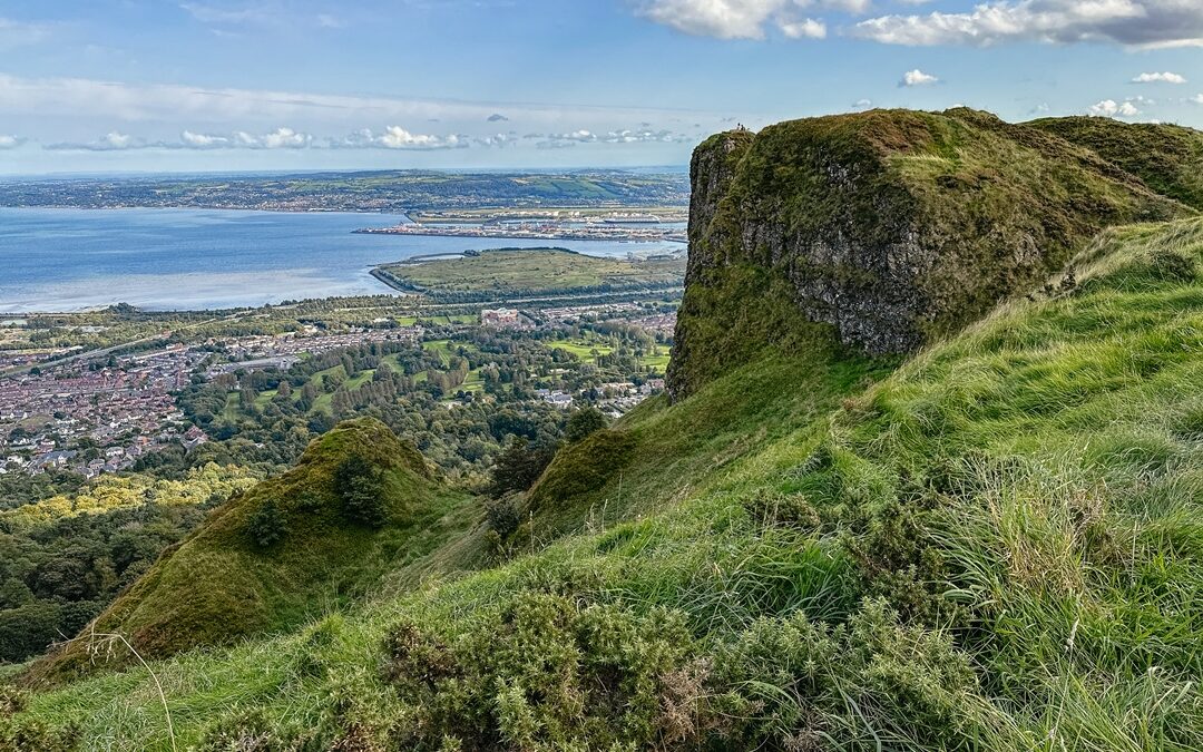 Blick auf Belfast vom Cave Hill