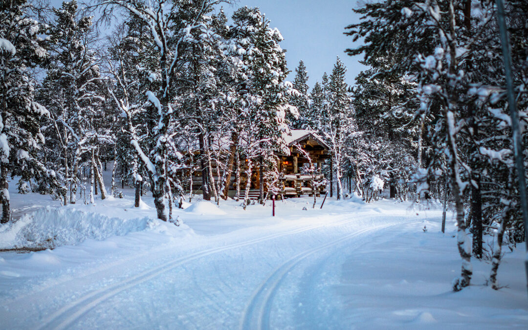 Finnland Cabin Polarkreis